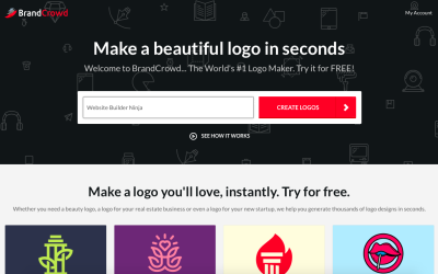 BrandCrowd Logo Maker Review